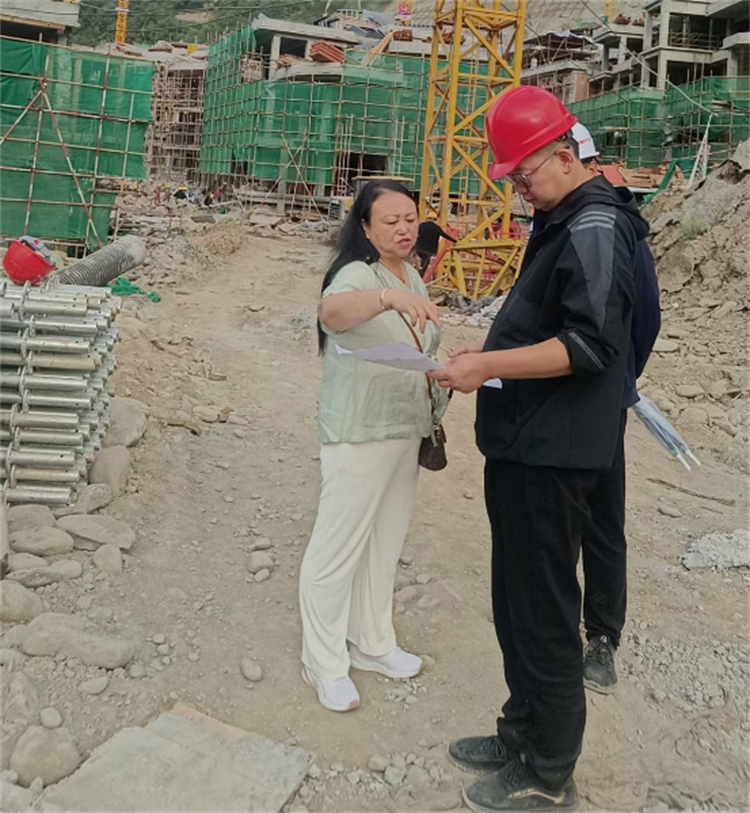 陈宏院长在阿坝州马尔康环境策划指导调研