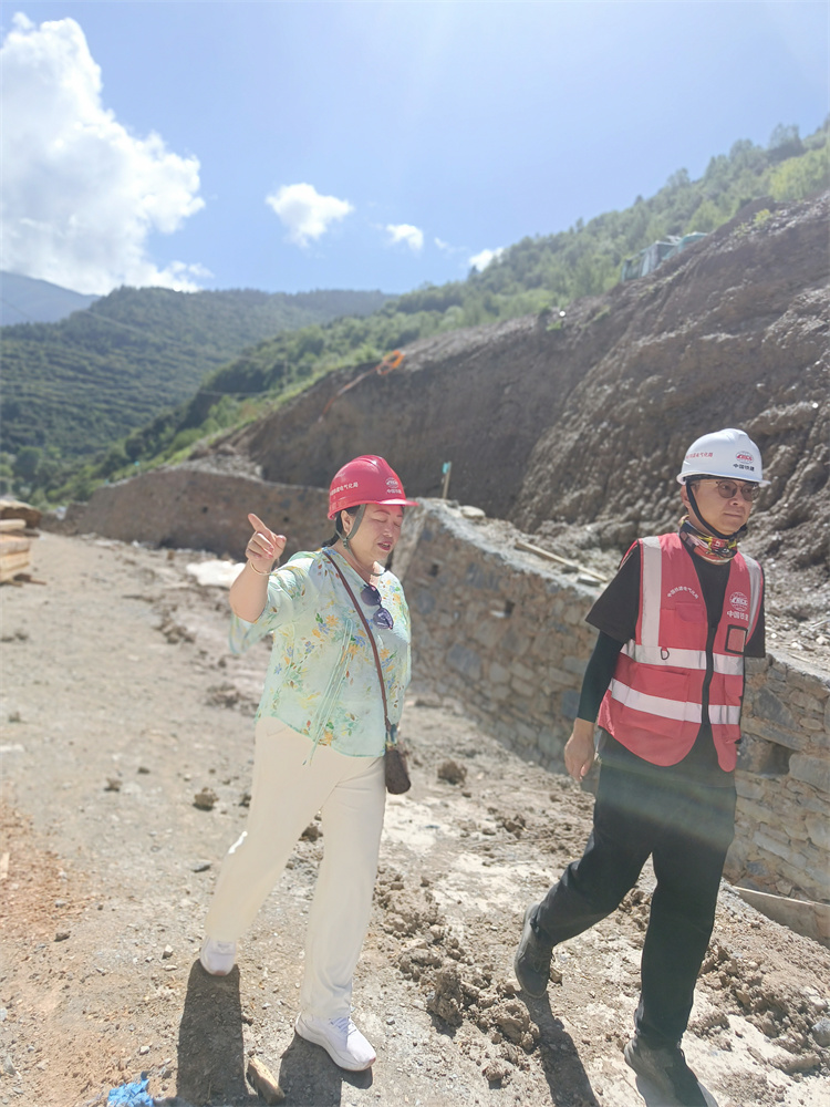 陈宏院长在阿坝州马尔康环境策划指导调研